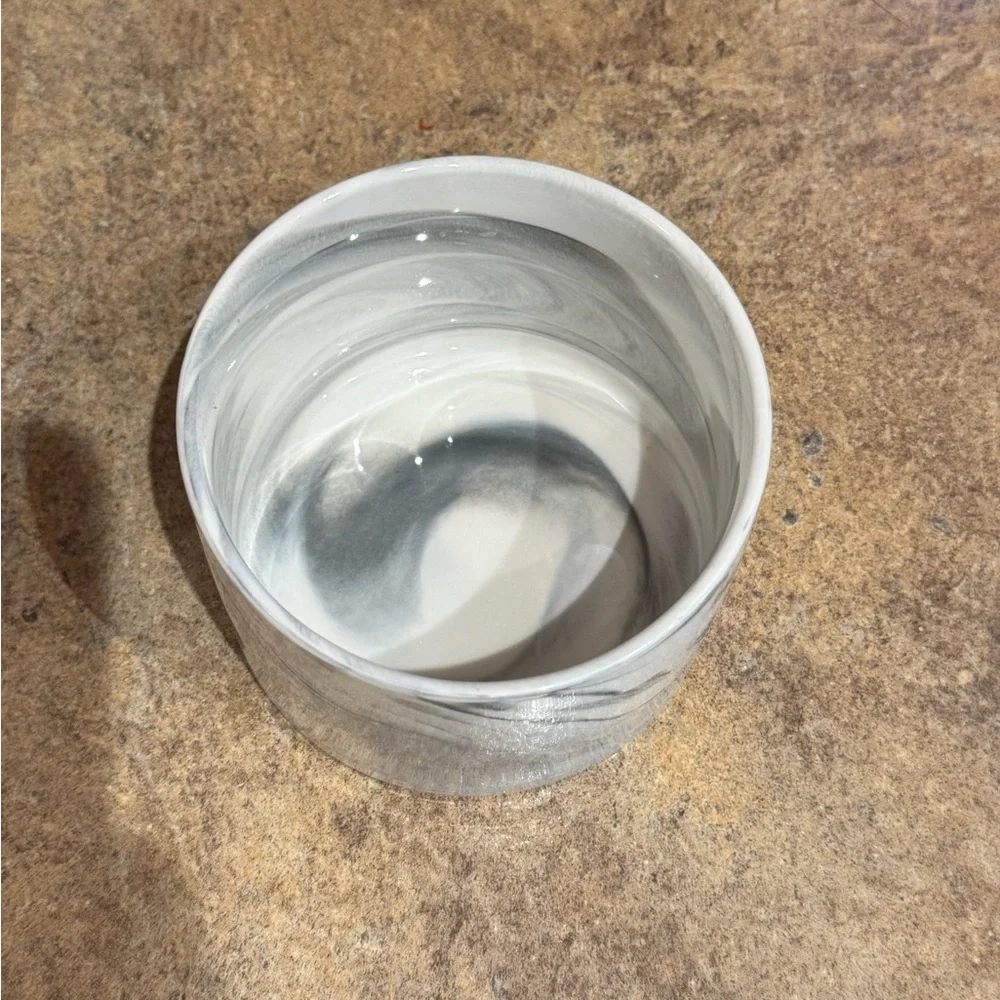 Marble Patterned candle holder
